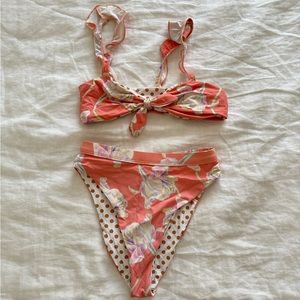 Dippin’ Daisy’s Pink Floral Swim Set
